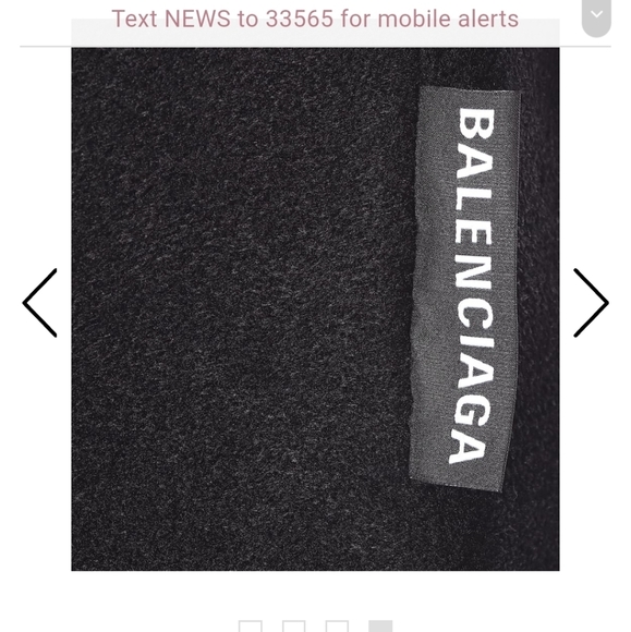 Balenciaga fleece mini dress - Picture 9 of 9